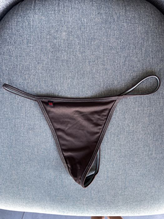 Шоколадний пеньар Obsessive + трусики, S/M