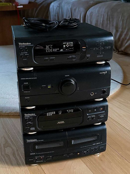 Wieża Technics Se-CH404 stan bdb WSZYSTKO SPRAWNE