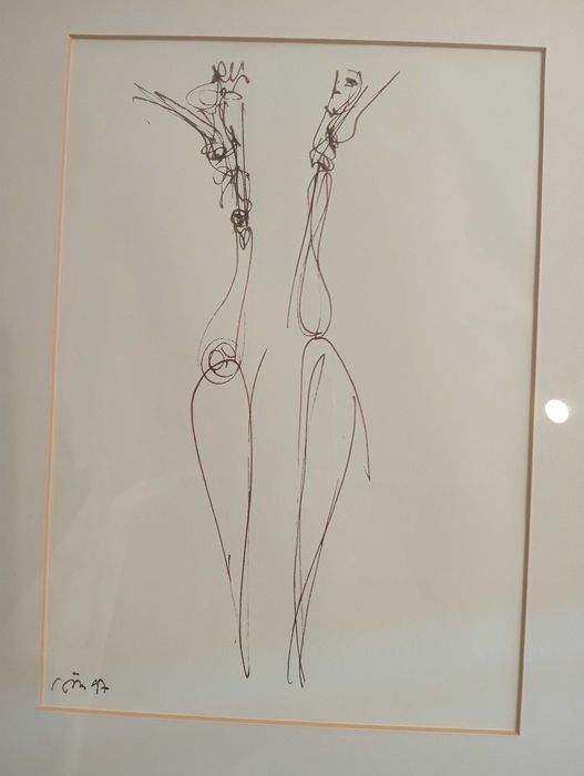 Joao Cutileiro Quadro Desenho original