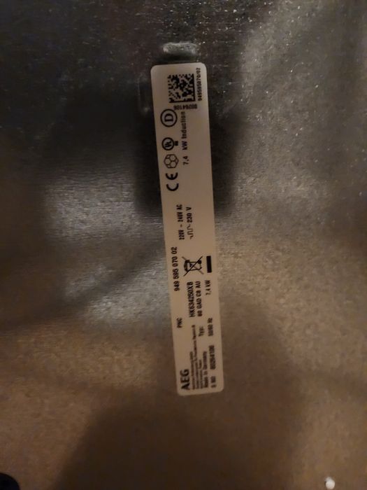 Placa de Indução Avariada AEG HK634250XB