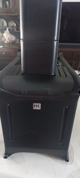Colunas subwoofer marca HK lucas nano 300