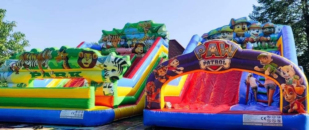 Dmuchańce, Zjeżdżalnie, Dmuchane zamki