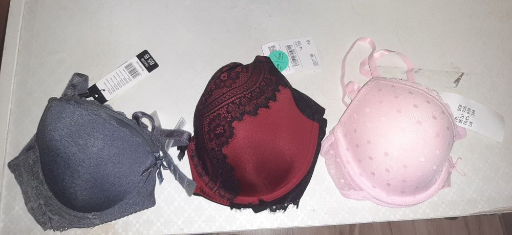 Zestaw nowych biustonoszy,Hema,C&A,80,85 B