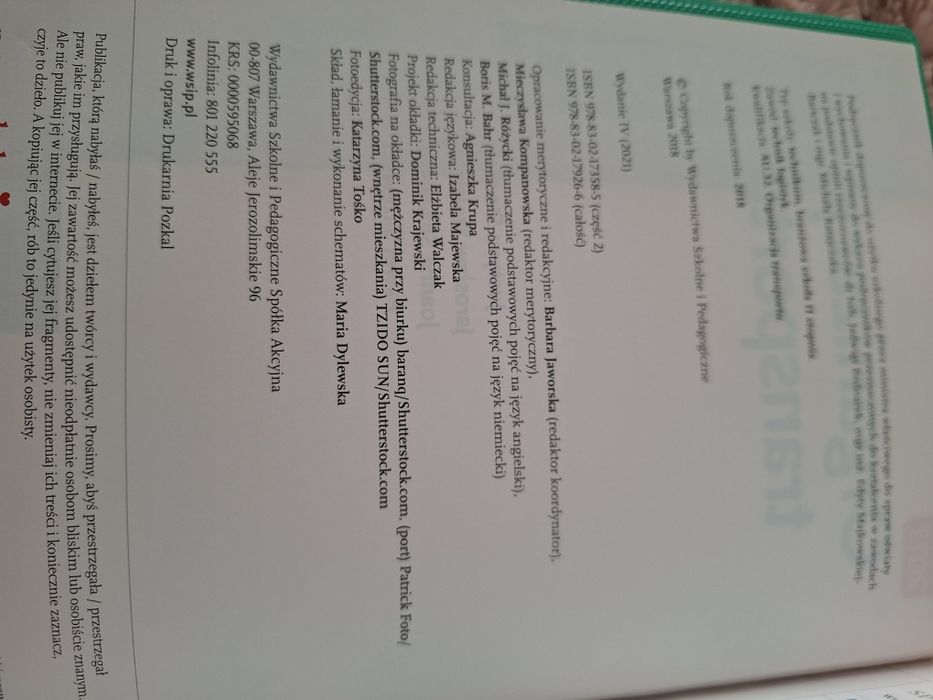 Podręcznik Organizacja transportu AU.32 część 1 i 2 Logistyk