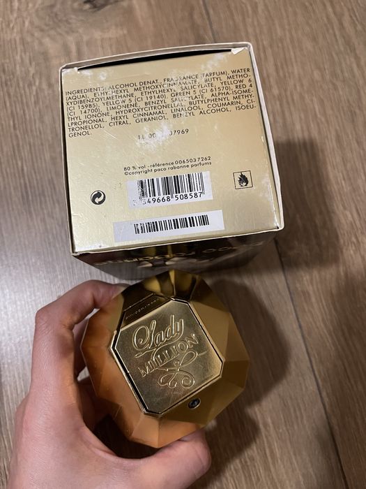 Пустые флаконы от оригинальных духов Paco Rabanne D&G Versace