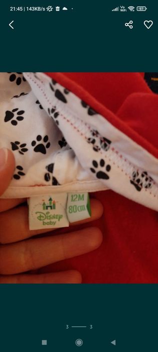 Bluza 80 Disney 101 dalmatyńczyków