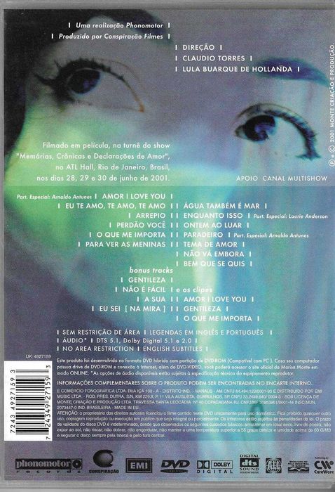 Marisa Monte - Memórias, Crônicas e Declarações de Amor