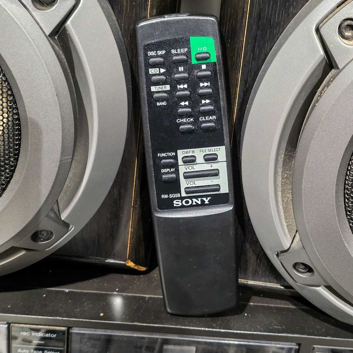 Comando Original Sony RM-SG5B – Para Sistema de Som / CD / Rádio – Testado e Funcional