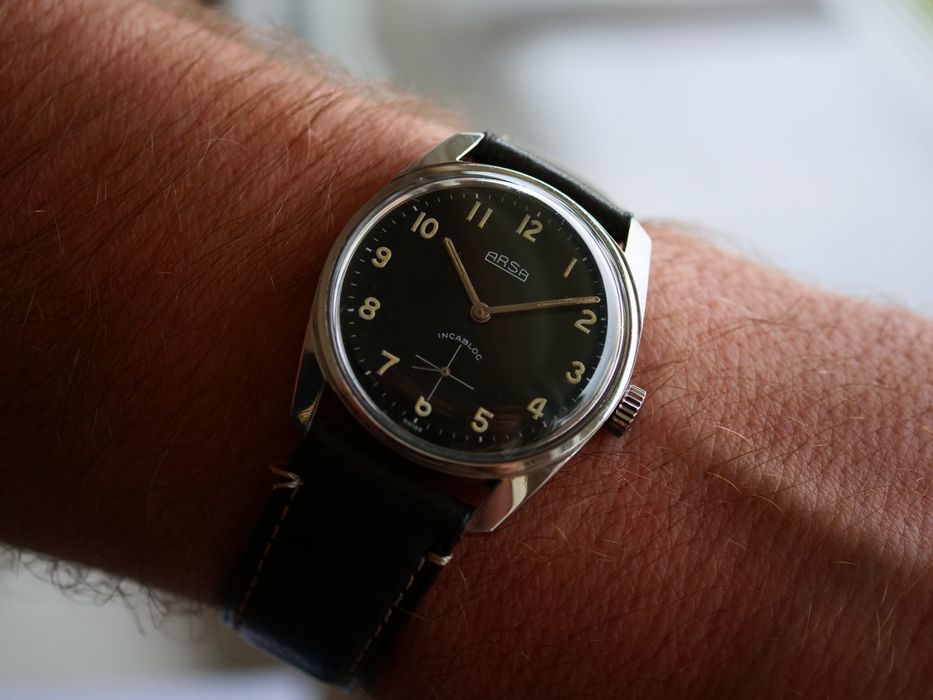 Arsa zegarek szwajcarski swiss made vintage piekny stary