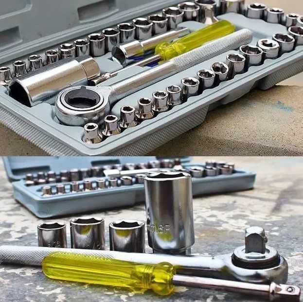 НАБОРЫ ручных авто инструментов головок ключей трещоток от 40 до 216ед