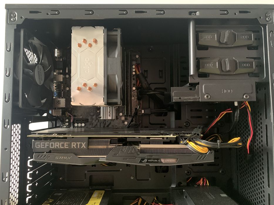 Komputer PC intel 10100 4c/8t 16 GB ram RTX 2060 super 740 GB ssd