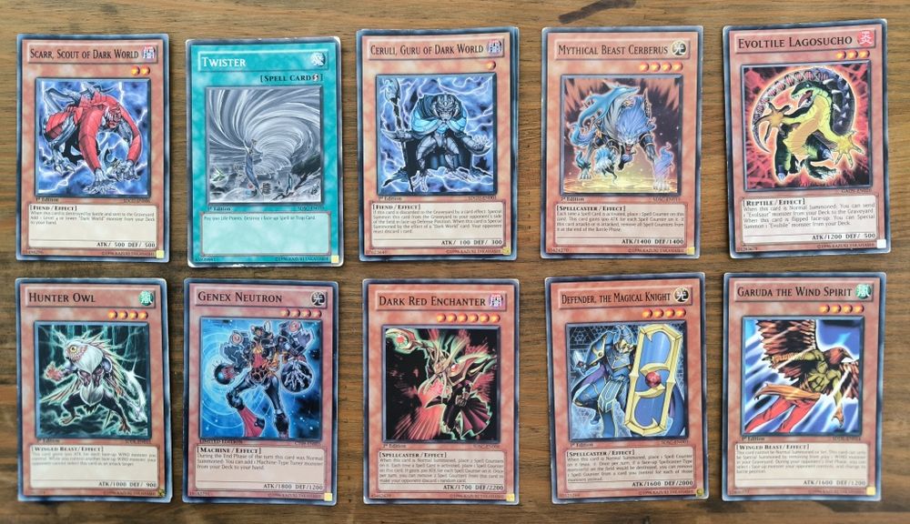 Cartas Konami Yu Gi Oh 1a edição