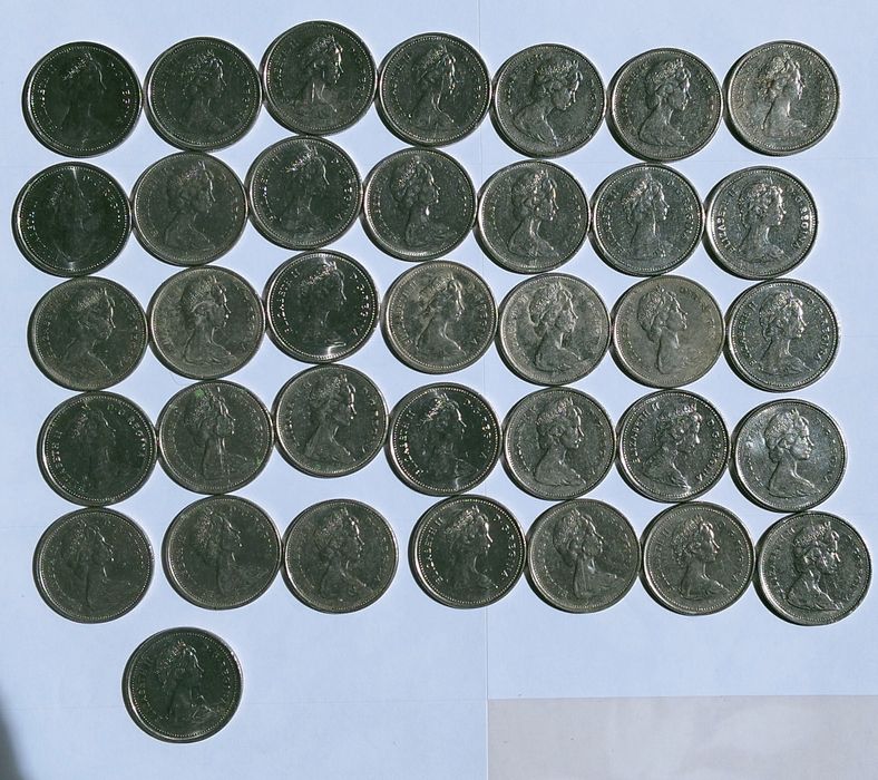 Conjunto 36 moedas 25 cêntimos Canada