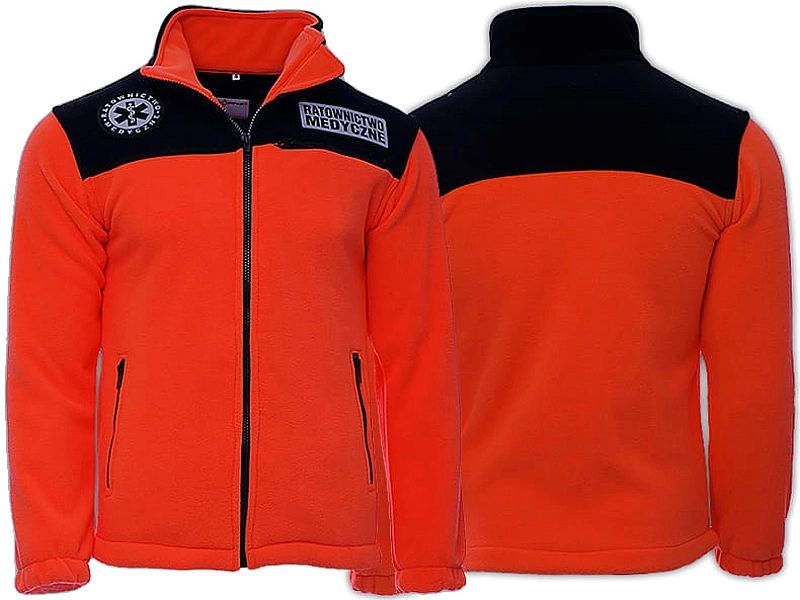 Polar ratowniczy Standard Plus FLUO z kompletem emblematów (L)