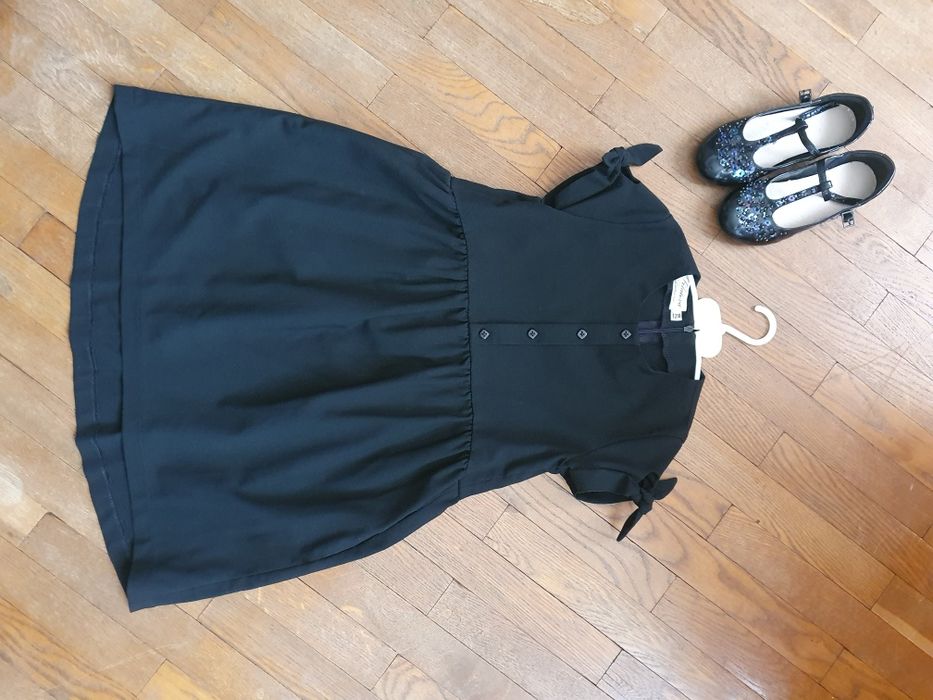 Школьное платье с туфельками р. 128