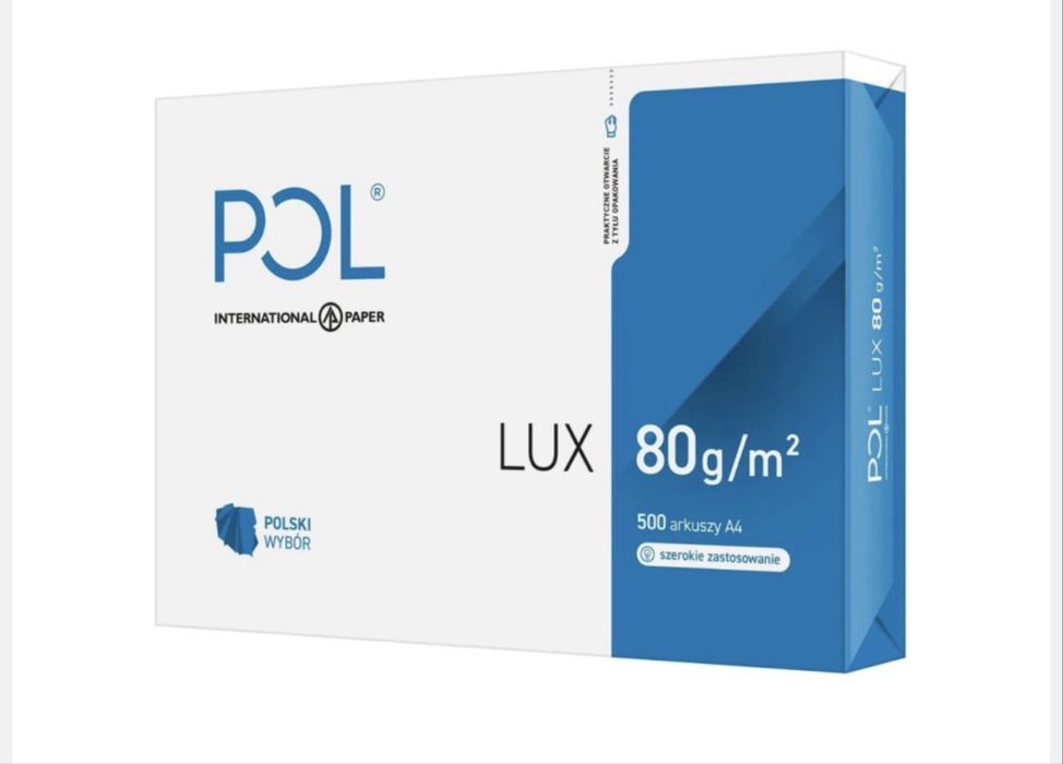 Papier Ksero A4 80G 161 POLLUX 5X500 nie prowadze wyslki tylko odbior osobosty