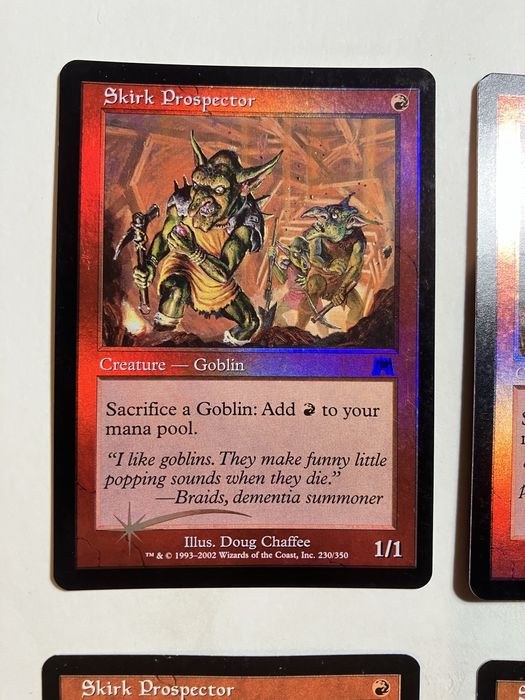 Mtg , Skirk Prospector playset