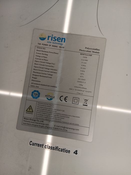 Сонячні панелі risen 330w