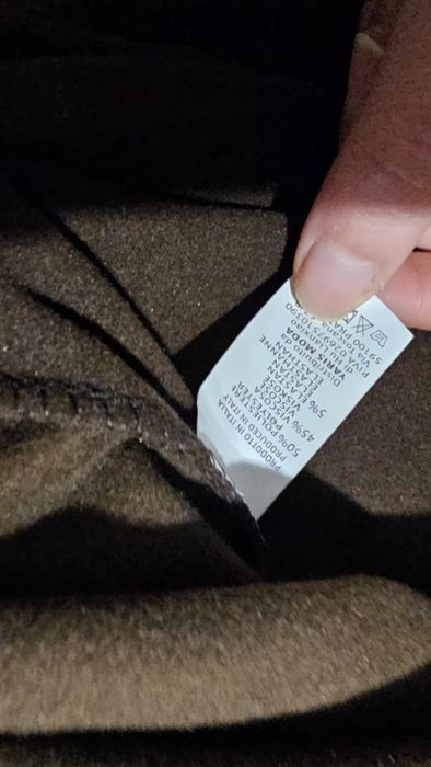 Bluza czekoladowa masełko , z cekinami z falbanką