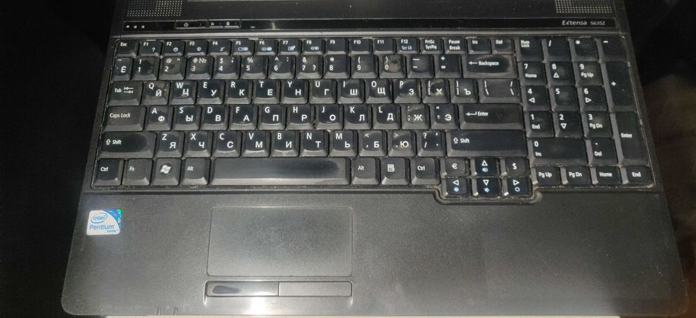 Ноутбук acer 5635z 432G25 на запчасти