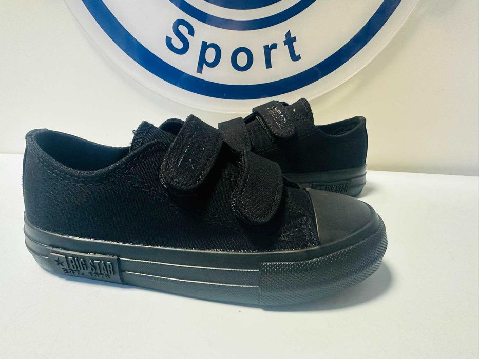 Big Star trampki na rzepy czarne 32   - 35  KK374087