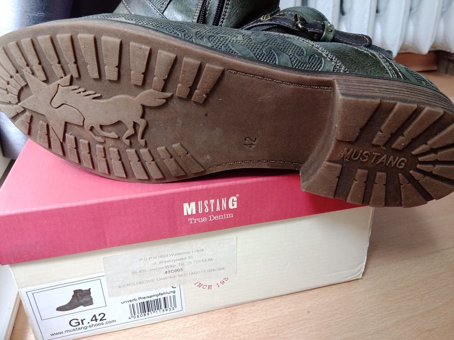 Botki Mustang roz.42