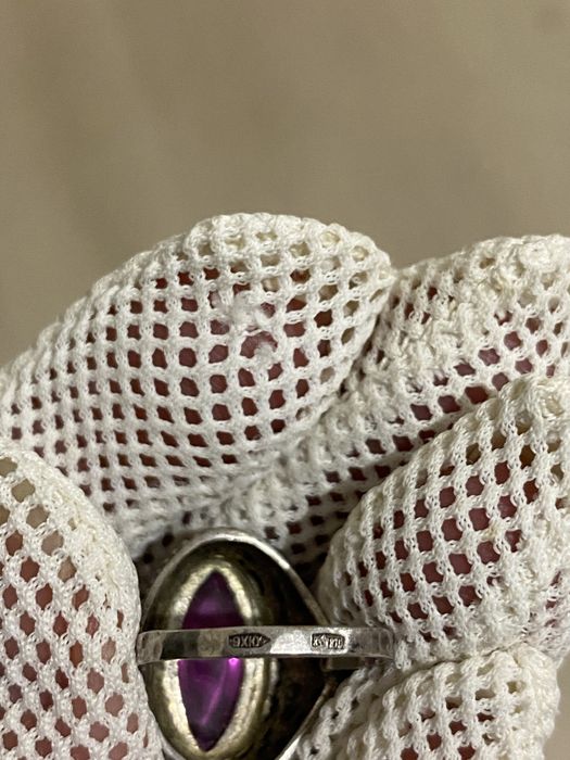 Винтажное серебряное кольцо СССР | Серебро 875 пробы