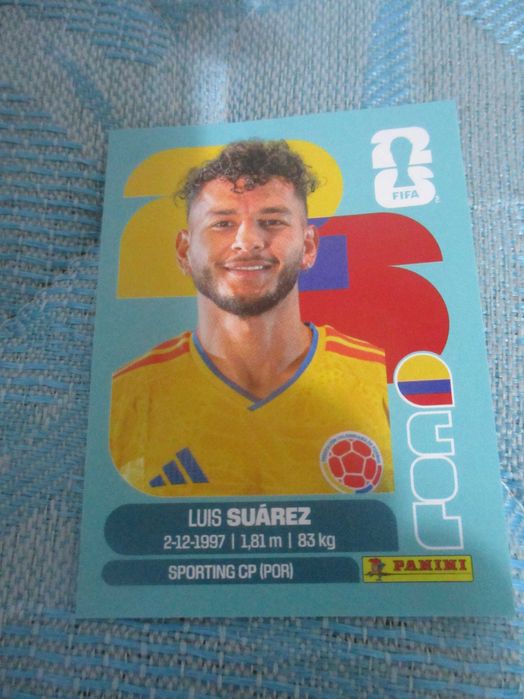 cromos mundial 2026 suarez