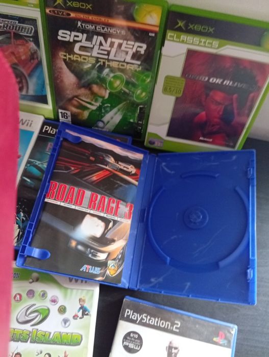 Conjunto de caixas para jogos.