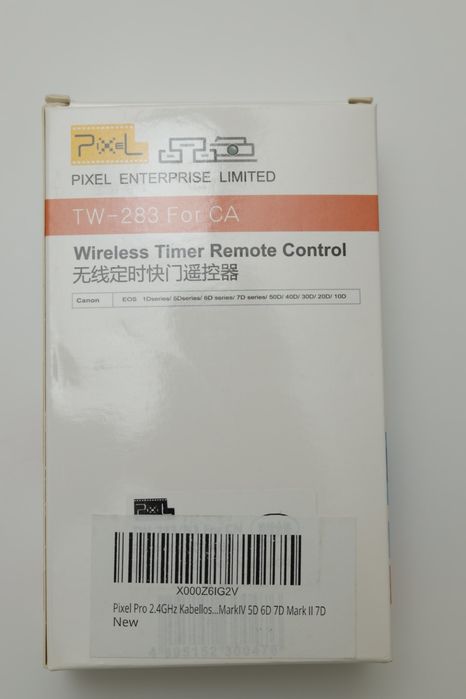 Intervalómetro Pixel TW-283