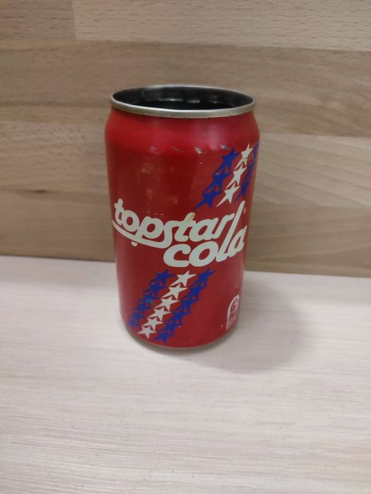 Stara puszka dla kolekcjonera topstar cola
