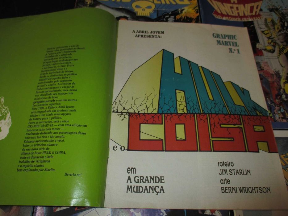 Livros BD Graphic Marvel