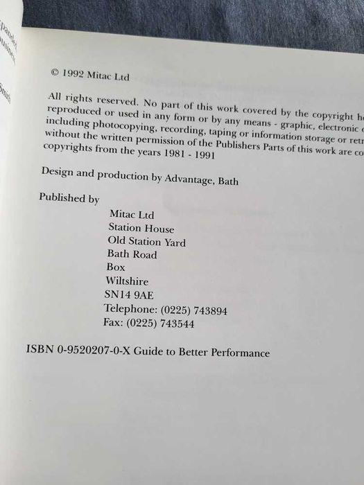 A Guide to Better Performance