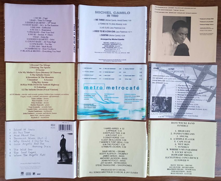 Музика на CD-R (Jazz, Soul) лот