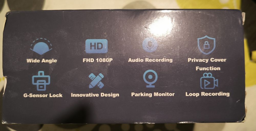 Dashcam nova com 4 câmeras