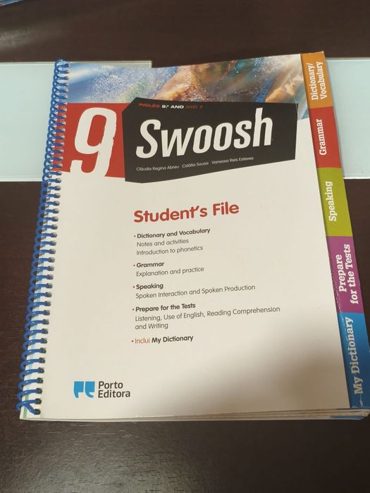 Swoosh student's file caderno de atividades inglês 9 ano porto editora