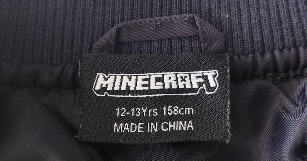 Casaco MINECRAFT 12-13 anos NOVO