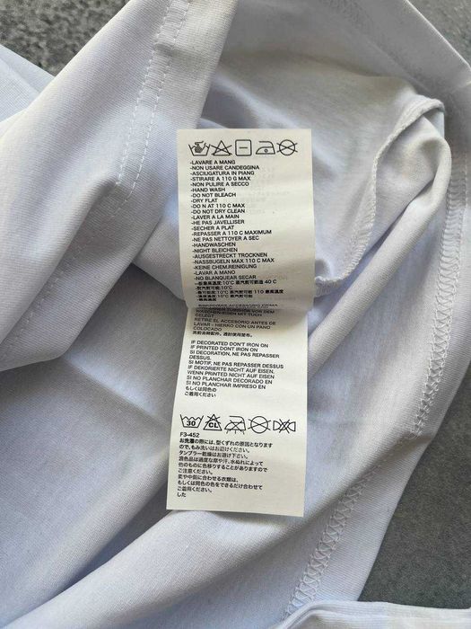 Футболка Maison Margiela біла оверсайз / ММ6 тішка