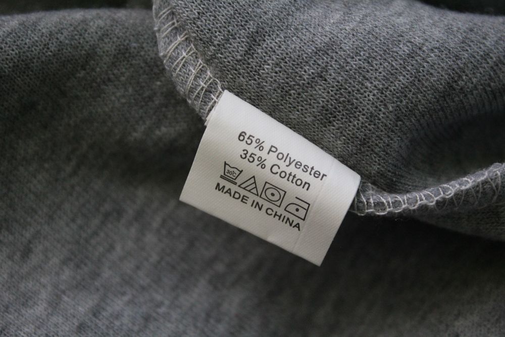 Jasnoszary sweter ponczo L 40