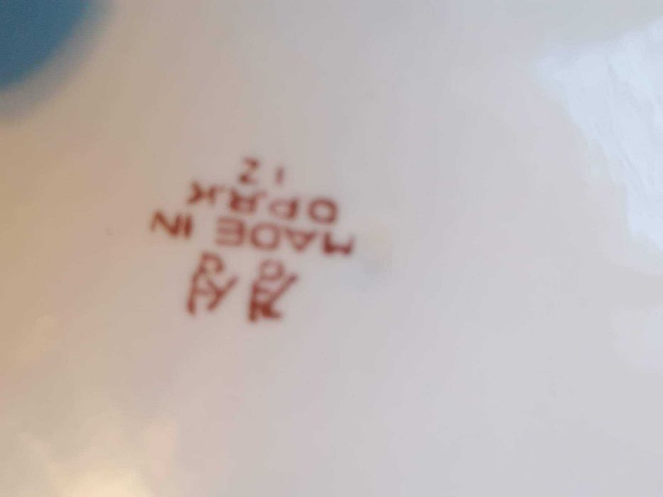 Talerze obiadowe PRL