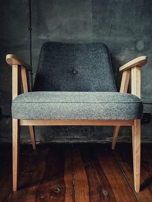 Fotel Chierowski 366 design PRL