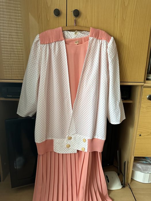 Костюм із сукні та кофтини