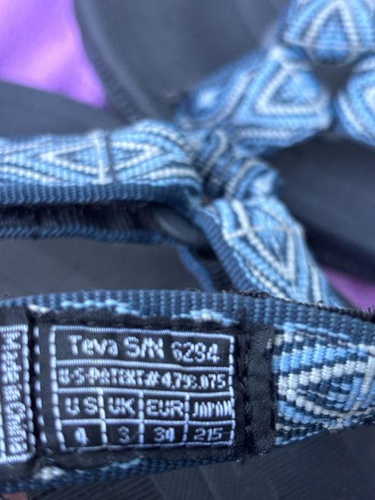 Teva сандалі босоніжки на ліпучці 34