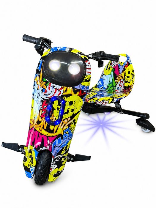 Акція! Дрифт-карт різні кольори 500W дріфт  Bluetooth музика 3 швидкості