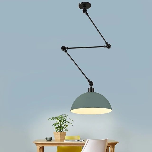 Lampa wisząca led, macaron miętowa
