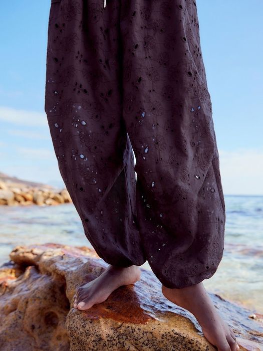 Брюки карго Next L-Xl чорні вільного крою