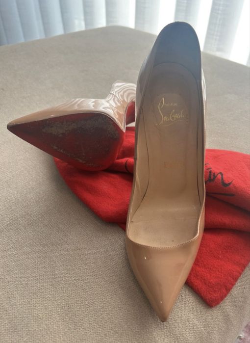 Sapato Nude Christian Loubotin Original