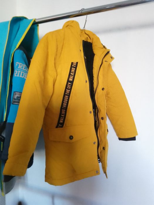 Куртка курточка парка  дитяча зимова осіння 7-8  р.