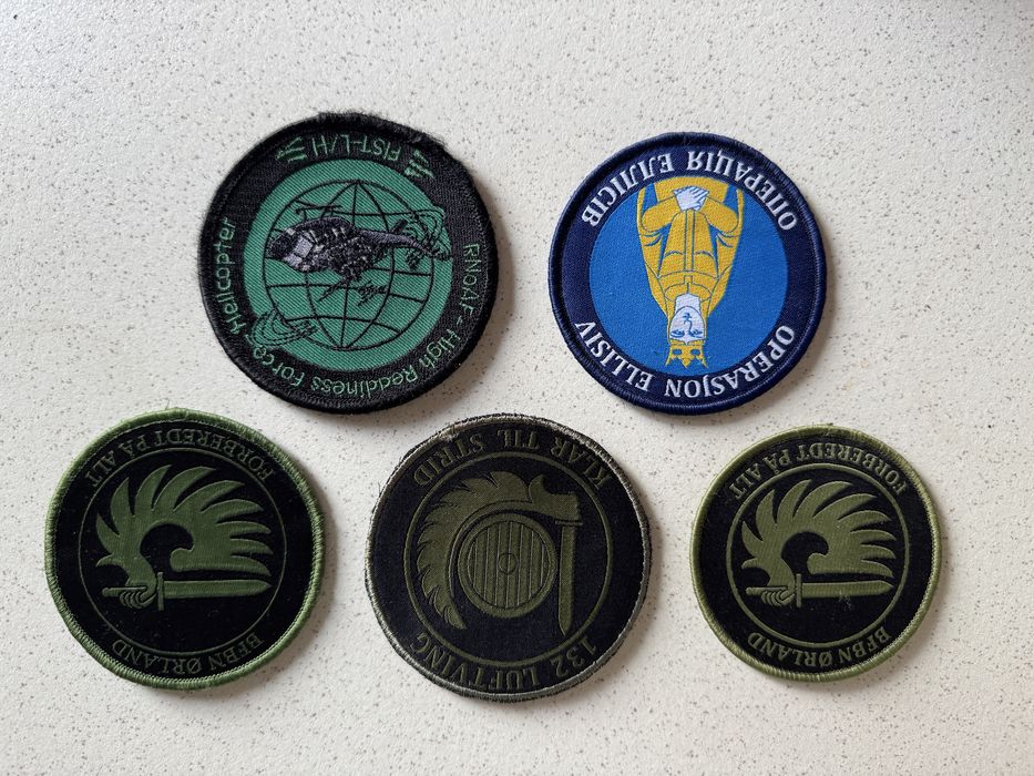 Naszywki Norwegia F-35, Szwecja kpl. patches