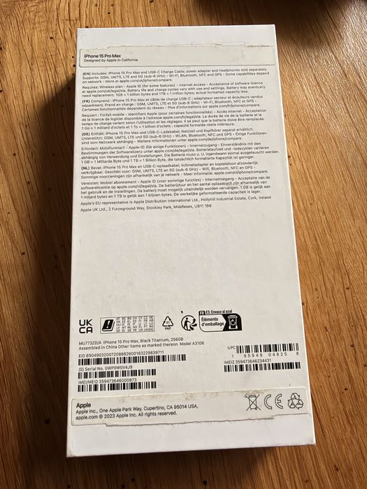 iPhone 15 Pro max 256 Black стан ідеал